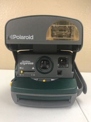 Polaroid One Step Express Instant 600 Film Camera Green Vintage Brand New? 2