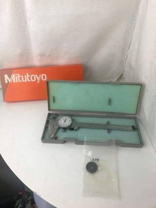 Vintage Mitutoyo Shock Proof Dial Caliper 0 - 6 " 505 - 637 - 50