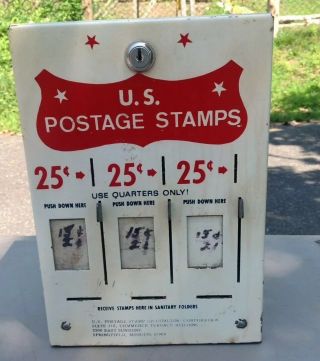 Vintage Us Postage Stamps Vending Machine