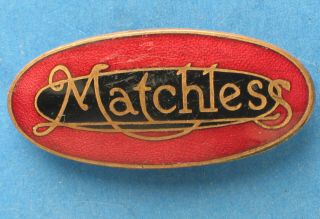 18 Vintage Matchless Mc Motorcycle Enamel Lapel Badge Pin