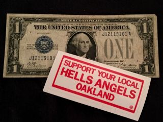 Vintage Syl Hells Angels Oakland Sticker
