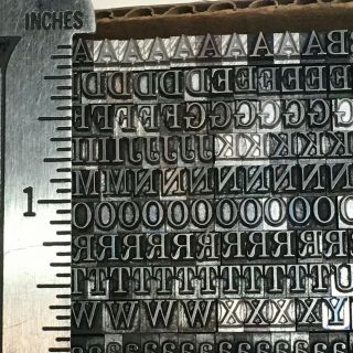 Century Expanded 14 pt - Letterpress Type - Vintage Metal Lead Sorts Font Fonts 4