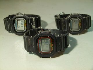 3x Vintage Casio Dw 5300 G Shock Watches Korea 901 Modules