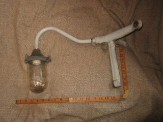 Vintage Coughtrie Swan Neck Outside Lamp Corner Light Fitting Industrial Factory