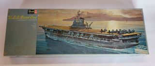 Vintage Revell Uss Coral Sea Aircraft Carrier Kit Model H - 374:300
