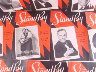 10 Vtg 1930s Stand By Prairie Farmer Radio Magazines Wls Dezurik Sisters Pinex