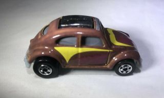 Hot Wheels Vw Beetle Bug Black Wall Color Changing Rare Vhtf Vintage