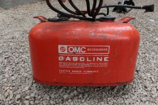 Vintage Omc Outboard Boat Motor Gas Tank Gas Fuel Tank Can 5g A1