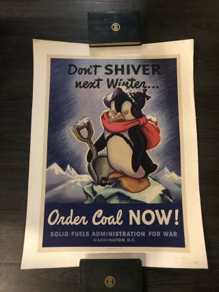 Vintage World War Ii Poster " Don 