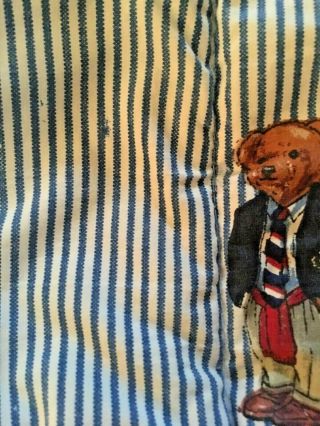 Vintage Ralph Lauren Polo Teddy Bear Twin Comforter 2