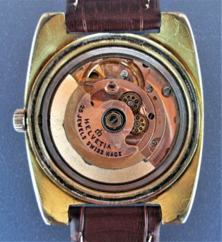 Vintage HELVETIA Prestige Automatic Wristwatch,  Caliber H863 (ETA 2622) - SWISS 4