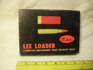 Vintage " Lee Loader " Set,  20 Ga.  2 3/4 Shells,  Excel.