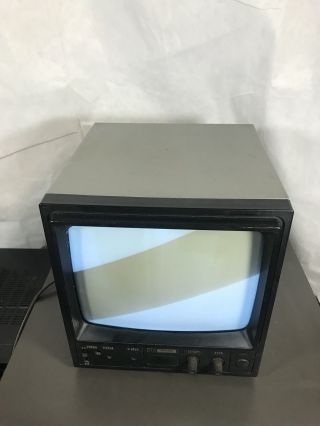 Vintage 1982 ITC Ikegami PM - 125 Black & White / TV Video Monitor - 7 