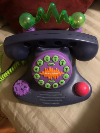 Vintage Nickelodeon Talk Blaster Lights & Sounds Phone - 90 
