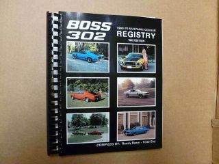 Vintage Boss 302 Mustang/cougar Registry