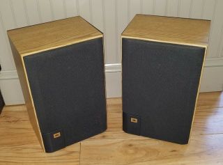 Jbl J2050 Compact Bookshelf Speakers Stereo Audio Vintage