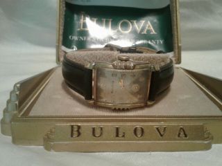 Vintage Bulova Watch 1953 Runs Good with paperwork 4