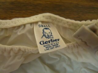Vintage 1 Gerber Vinyl Pants Baby Diaper covers Plastic diapers,  2 Sears snaps 3