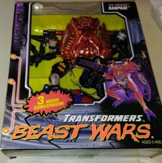 Vintage Transformers Beast Wars Transmetals Rampage (1998)