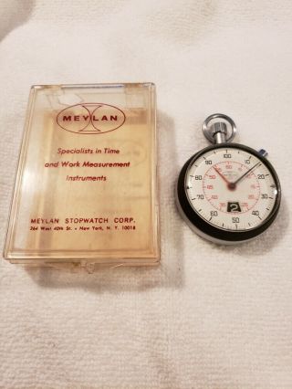 Vintage Meylan Stopwatch Made In Switzerland