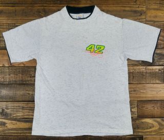 Vintage Kyle Petty 42 Nascar 1992 Mello Yello Pontiac Grand Prix T - Shirt Size S
