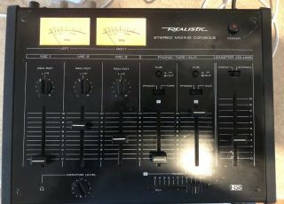 ✅ Vintage Realistic 32 - 1200a Stereo Mixer 5 - Input Audio Mixing Console