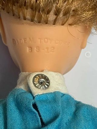 Vintage 1964 Ideal Toy Corp.  Tammy Doll With Tagged Dress 5