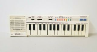Vintage Casio Pt - 1 Electronic Mini Keyboard Musical Instrument