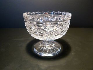Vintage Waterford Crystal Period Piece Master Cutter Sugar / Candy Bowl 4 3/4 "