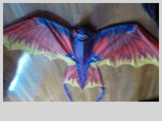 Huge Vintage Vampire Bat Kite