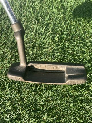 Vintage Rare Ping Anser Rh Right Hand Putter 33 " Ping Grip