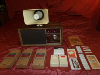 Vintage Amgard E - 8496 Perimeter Alarm " Complete " Electronic Security System