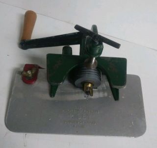 Vintage Rigby Cloth Cutting/stripping Machine For Hooked Braided Rugs