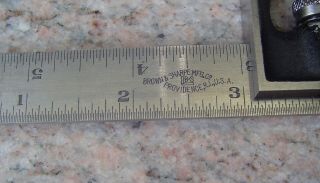 VINTAGE BROWN AND SHARPE 6” COMBINATION SQUARE 2