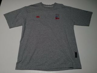 Vtg 1999 (l) Canterbury Gray Shirt Kiwi Rugby Graphic T - Shirt