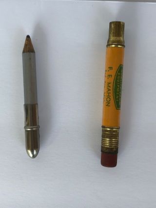 Vintage John Deere Bullet Pencil Quality Farm Equipment F.  E.  Mahon Bad Axe Mich 7