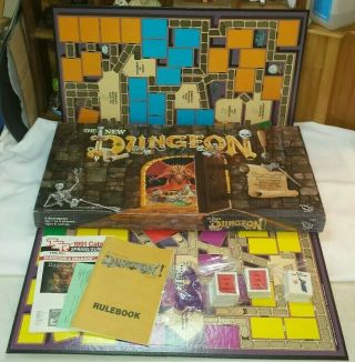 The Dungeon Board Game Tsr 1989 Vintage Complete