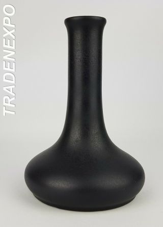 Rare Vintage 60 - 70s Marei Keramik Black Vase West German Pottery Fat Lava Era