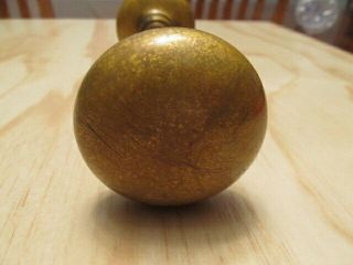 Vintage Solid Brass Door Knob set with threaded rod 3