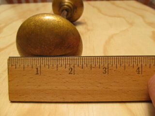 Vintage Solid Brass Door Knob set with threaded rod 4