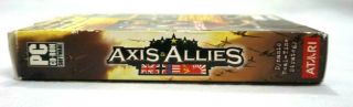 Axis & Allies WWII Atari PC Game Timegate Rare Vintage CD - Rom War Complete 4