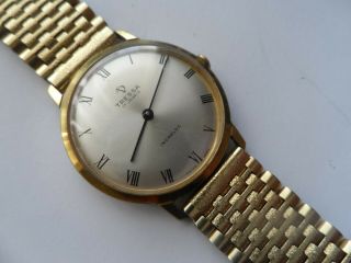 Vintage Tressa 17 Jewels Gold Plated Swiss Made Men ' s Watch.  Not. 2