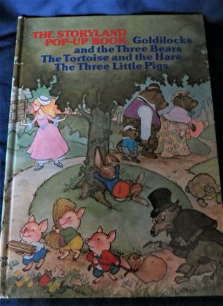 Vintage The Storyland Pop - Up Book By Hallmark