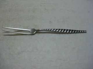 Vintage Whiting Sterling Silver 4 1/2 " Strawberry Fork Oval Twist