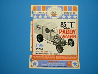 Amt 1969 Dealer Flyer 25 T Paddy Wagon " All American Show N 