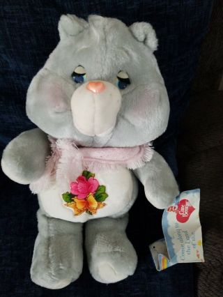 Vintage Grams Bear Care Bear 16 Inches With Shawl And Tag