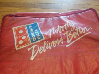 Dominos Insulated Heat Thermal Pizza Delivery Carry Bag Large vintage thinsulate 4
