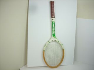 Vintage Wilson Pro Star Tennis Racquet Racket Wood Beginner 4 1/4 " Leather Grip