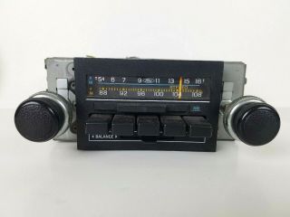 Vintage Ford Factory Radio 12v Neg Gnd Am Fm As - Is