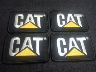 Vtg Cat Caterpillar Heavy Equipment Diesel Company Logo Uniform Sew Iron Patch